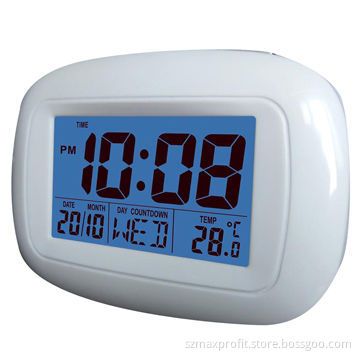 LED Lamp Controlled Clock with Calendar